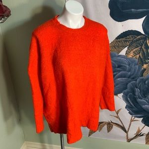 zara oversized knit sweater